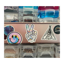 Load image into Gallery viewer, Peace and Love Vinyl Sticker

